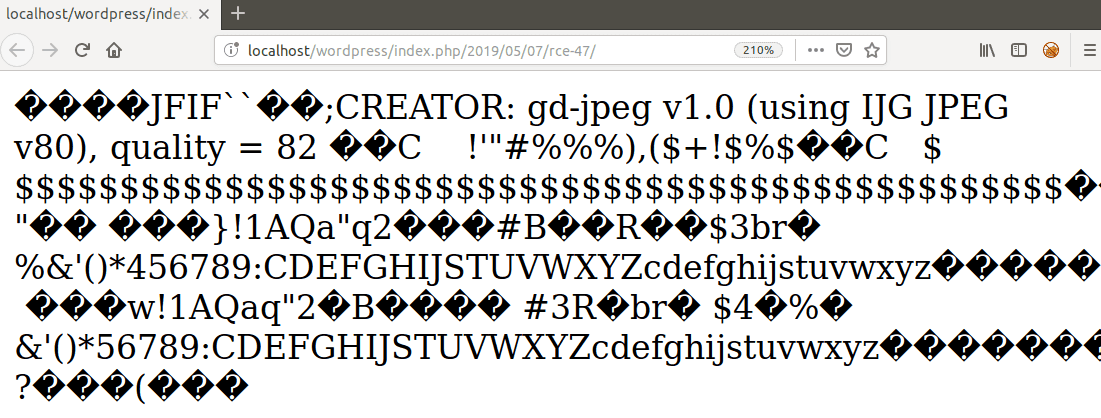 EXIF metadata